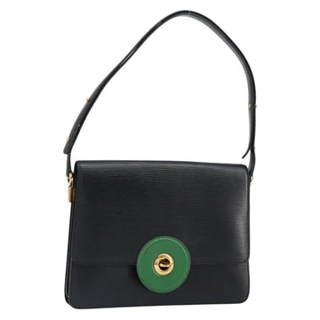 LOUIS VUITTON Epi Free Run Shoulder Bag Green Black M52414 LV Auth bs30895