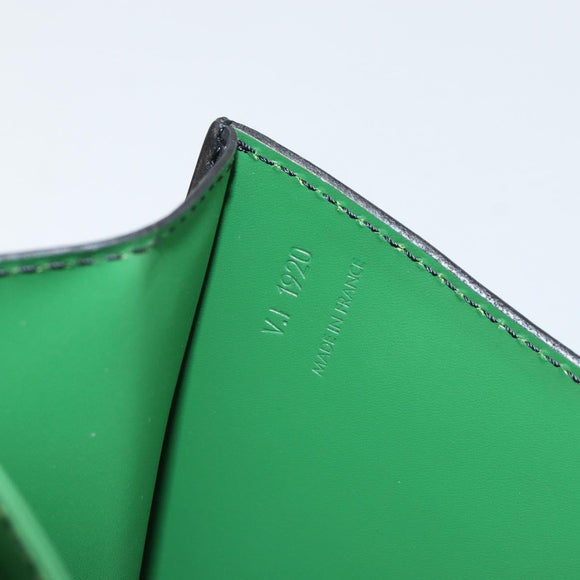 LOUIS VUITTON Epi Free Run Shoulder Bag Green Black M52414 LV Auth bs30895