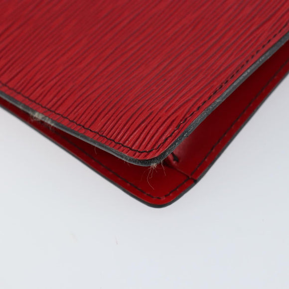 LOUIS VUITTON Epi Montaigne 23 Clutch Bag Red M52667 LV Auth bs30896