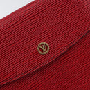 LOUIS VUITTON Epi Montaigne 23 Clutch Bag Red M52667 LV Auth bs30896-17