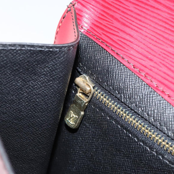 LOUIS VUITTON Epi Montaigne 23 Clutch Bag Red M52667 LV Auth bs30896