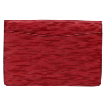 LOUIS VUITTON Epi Montaigne 23 Clutch Bag Red M52667 LV Auth bs30896 - 0