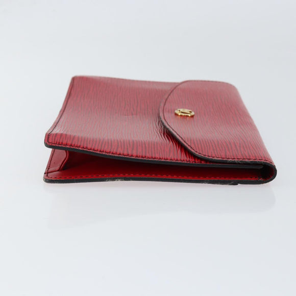 LOUIS VUITTON Epi Montaigne 23 Clutch Bag Red M52667 LV Auth bs30896