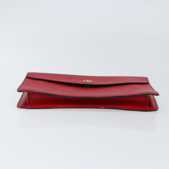 LOUIS VUITTON Epi Montaigne 23 Clutch Bag Red M52667 LV Auth bs30896