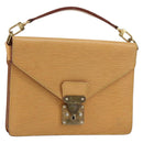 LOUIS VUITTON Epi Biface Hand Bag 2way Beige LV Auth bs30897-1
