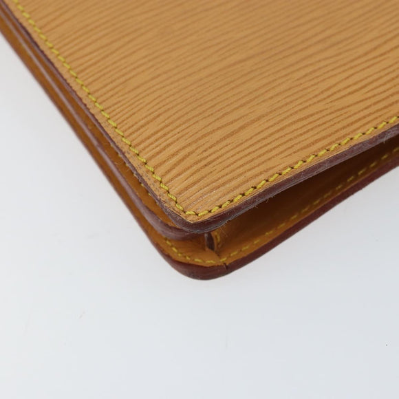 LOUIS VUITTON Epi Biface Hand Bag 2way Beige LV Auth bs30897