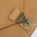 LOUIS VUITTON Epi Biface Hand Bag 2way Beige LV Auth bs30897-18