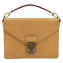 LOUIS VUITTON Epi Biface Hand Bag 2way Beige LV Auth bs30897-13