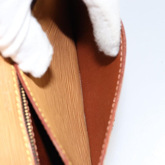 LOUIS VUITTON Epi Biface Hand Bag 2way Beige LV Auth bs30897