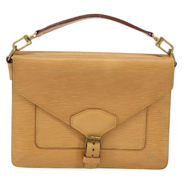 LOUIS VUITTON Epi Biface Hand Bag 2way Beige LV Auth bs30897 - 0