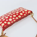 LOUIS VUITTON Vernis Dot Infini Pochette Accessoires Red M91428 LV Auth bs30900V-6