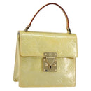 LOUIS VUITTON Monogram Vernis Spring Street Hand Bag Gris M91029 LV Auth bs30901-1