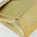 LOUIS VUITTON Monogram Vernis Spring Street Hand Bag Gris M91029 LV Auth bs30901-11