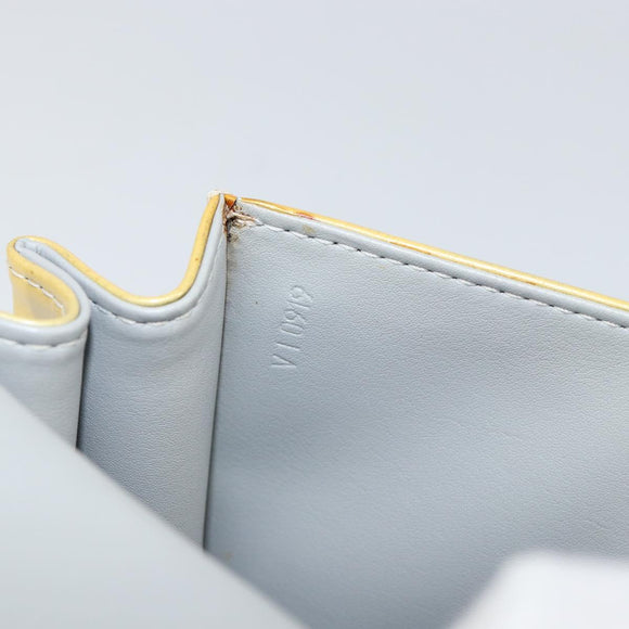 LOUIS VUITTON Monogram Vernis Spring Street Hand Bag Gris M91029 LV Auth bs30901