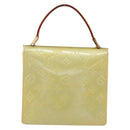 LOUIS VUITTON Monogram Vernis Spring Street Hand Bag Gris M91029 LV Auth bs30901-3