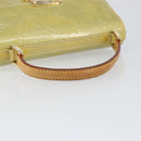 LOUIS VUITTON Monogram Vernis Spring Street Hand Bag Gris M91029 LV Auth bs30901-7