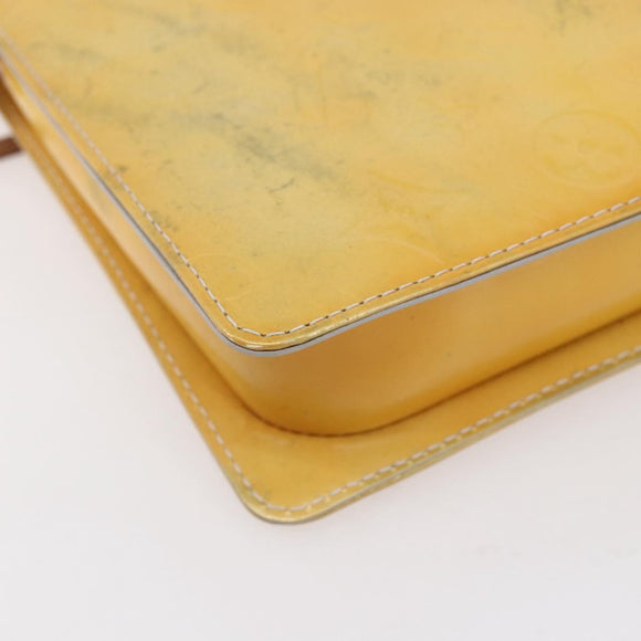 LOUIS VUITTON Monogram Vernis Motto Accessory Pouch Gris M91030 LV Auth bs30902