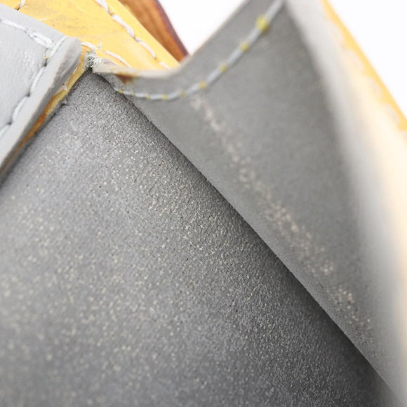 LOUIS VUITTON Monogram Vernis Motto Accessory Pouch Gris M91030 LV Auth bs30902