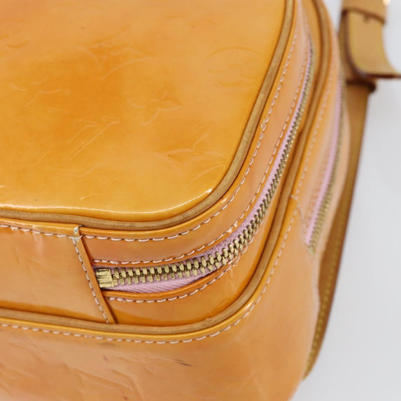 LOUIS VUITTON Vernis Marley Backpack Marshmallow Pink M91039 LV Auth bs30903