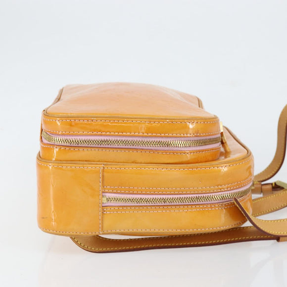 LOUIS VUITTON Vernis Marley Backpack Marshmallow Pink M91039 LV Auth bs30903