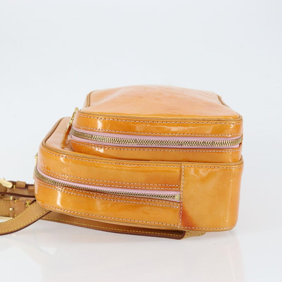 LOUIS VUITTON Vernis Marley Backpack Marshmallow Pink M91039 LV Auth bs30903