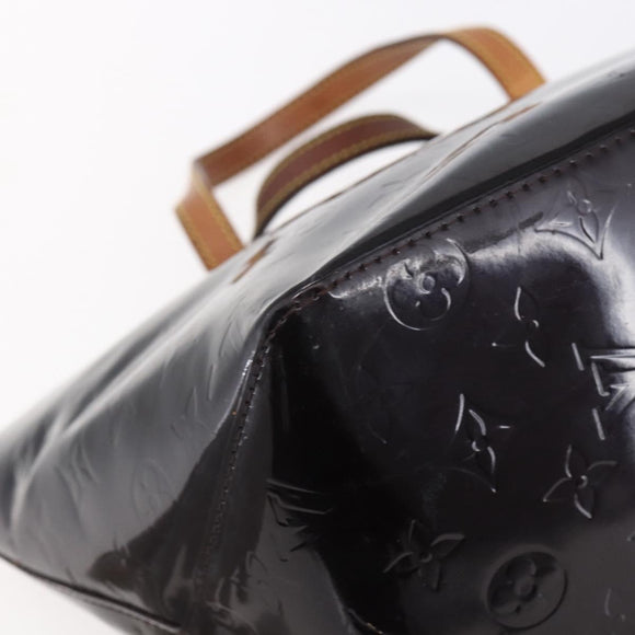 LOUIS VUITTON Monogram Vernis Bellevue PM Hand Bag Amarante M93585 Auth bs30904