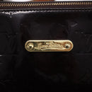 LOUIS VUITTON Monogram Vernis Bellevue PM Hand Bag Amarante M93585 Auth bs30904-17
