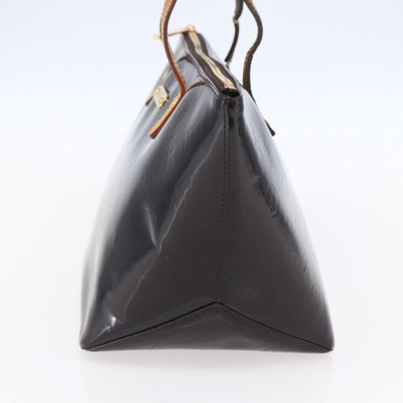 LOUIS VUITTON Monogram Vernis Bellevue PM Hand Bag Amarante M93585 Auth bs30904