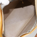 LOUIS VUITTON Monogram Vernis Houston Hand Bag Beige M91004 LV Auth bs30905-11