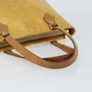 LOUIS VUITTON Monogram Vernis Houston Hand Bag Beige M91004 LV Auth bs30905-7