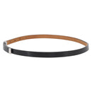 LOUIS VUITTON Ceinture Carre Gürtel Leder 88cm Schwarz Silber LV Auth bs30911-3