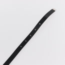 LOUIS VUITTON Ceinture Carre Belt Leather 34.6"" Black Silver LV Auth bs30911-7