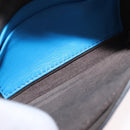 FENDI Micro Bucket Monster Shoulder Bag Leather 2way Blue Silver Auth bs30913-11