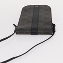 CELINE Triomphe Macadam Canvas Handytasche PVC Schwarz Auth bs30914-6