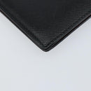 PRADA Card Case Safiano leather Black Auth bs30916-16