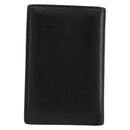 PRADA Card Case Safiano leather Black Auth bs30916-2
