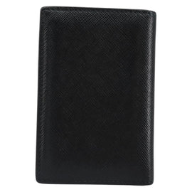 PRADA Card Case Safiano leather Black Auth bs30916 - 0