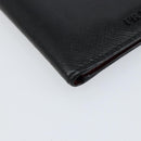 PRADA Card Case Safiano leather Black Auth bs30916-14