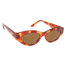 CHANEL Sunglasses Plastic Orange CC Auth bs30917-1