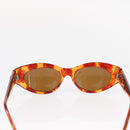 CHANEL Sunglasses Plastic Orange CC Auth bs30917-3