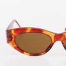 CHANEL Sunglasses Plastic Orange CC Auth bs30917-4