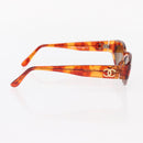 CHANEL Sunglasses Plastic Orange CC Auth bs30917-6