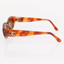 CHANEL Sunglasses Plastic Orange CC Auth bs30917-8