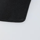 CHANEL COCO Mark Pouch Caviar Skin Black Gold CC Auth bs30918-7