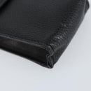 CHANEL Pouch Caviar Skin Black Gold CC Auth bs30919-14