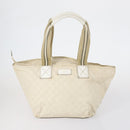 GUCCI GG Canvas Shoulder Bag Leather 3 Set Beige Auth bs30922-2