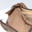 GUCCI GG Supreme Web Sherry Line Bag PVC Beige Gold 89 02 032 Auth bs30923-21