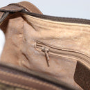 GUCCI GG Supreme Web Sherry Line Bag PVC Beige Gold 89 02 032 Auth bs30923-22