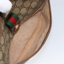 GUCCI GG Supreme Web Sherry Line Bag PVC Beige Gold 89 02 032 Auth bs30923-24