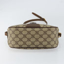 GUCCI GG Supreme Web Sherry Line Bag PVC Beige Gold 89 02 032 Auth bs30923-5